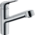 Смеситель для кухни Hansgrohe Focus M42 150, с вытяжным изливом, 1jet, sBox 71829000, хром Смеситель для кухни Hansgrohe Focus M42 150, с вытяжным изливом, 1jet, sBox 71829000, хром