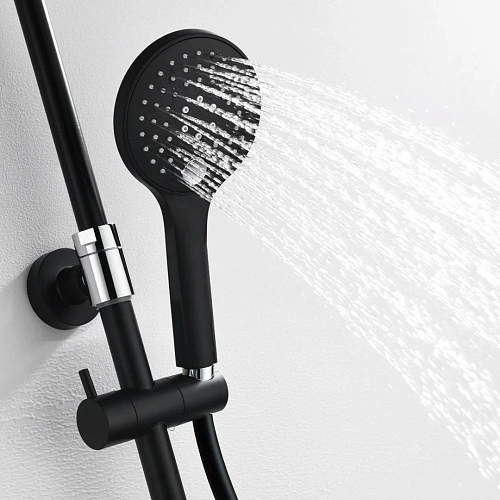 Душевая система WasserKRAFT A17401 черный Душевая система WasserKRAFT A17401 черный