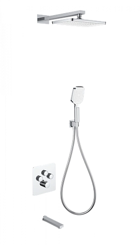 Душевая система Wonzon & Woghand с термостатом, встраиваемая, хром (WW-B4005-CR) Душевая система Wonzon & Woghand с термостатом, встраиваемая, хром (WW-B4005-CR)