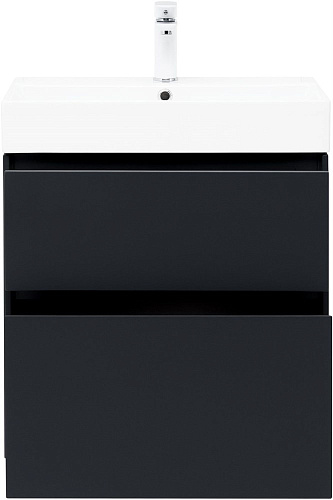 Тумба под раковину Aquanet Бруклин 60 антрацит матовый 00310140 Тумба под раковину Aquanet Бруклин 60 антрацит матовый 00310140