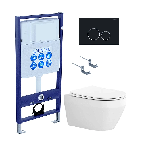 Комплект инсталляции Aquatek Standard INS-0000012 с крепежом KKI-0000002 клавишей смыва KDI-0000020 унитазом ЛЕЯ AQ1199-00 с сиденьем микролифт SET Aquatek ЛЕЯ cm-020 4в1 Комплект инсталляции Aquatek Standard INS-0000012 с крепежом KKI-0000002 клавишей смыва KDI-0000020 унитазом ЛЕЯ AQ1199-00 с сиденьем микролифт SET Aquatek ЛЕЯ cm-020 4в1