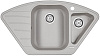 Картинка анонса товара «кухонная мойка paulmark wiese, pm529050-gr, серый, 890х490»