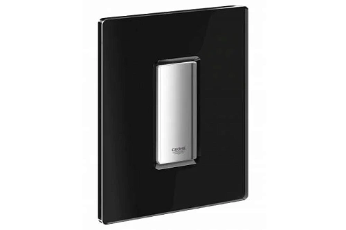 Клавиша смыва для писсуара GROHE Skate Cosmopolitan Glass (1 режим смыва), хром/черный бархат (38846 38846KS0 Клавиша смыва для писсуара GROHE Skate Cosmopolitan Glass (1 режим смыва), хром/черный бархат (38846 38846KS0