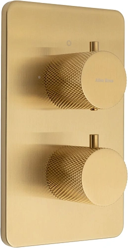 Смеситель для ванны Allen Brau Priority 5.3U123-GB (с внутренней частью, 3 выхода) золото браш Смеситель для ванны Allen Brau Priority 5.3U123-GB (с внутренней частью, 3 выхода) золото браш