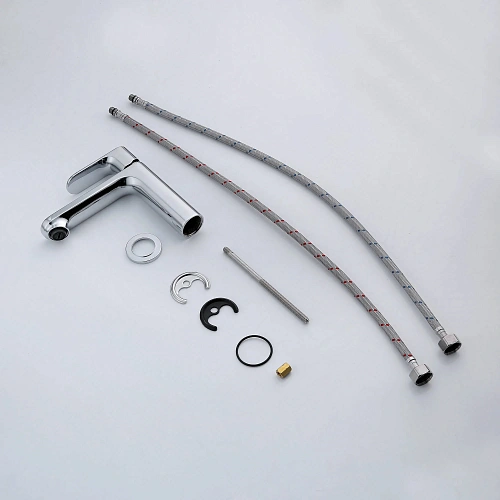 Смеситель для раковины Aquatek АЛЬФА AQ1910CR 110 без донного клапана Смеситель для раковины Aquatek АЛЬФА AQ1910CR 110 без донного клапана