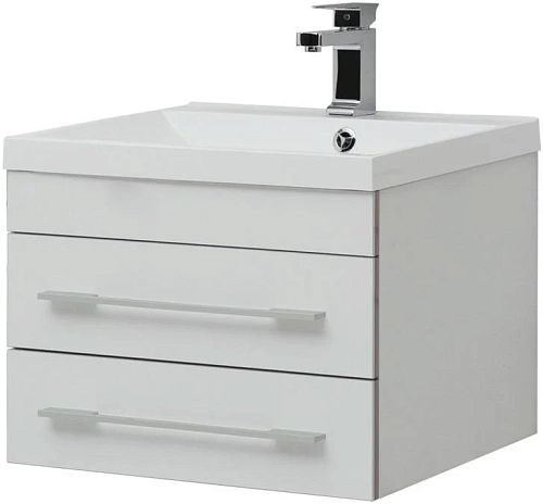 Тумба под раковину Aquanet Верона 58 New белый матовый 00272423 Тумба под раковину Aquanet Верона 58 New белый матовый 00272423