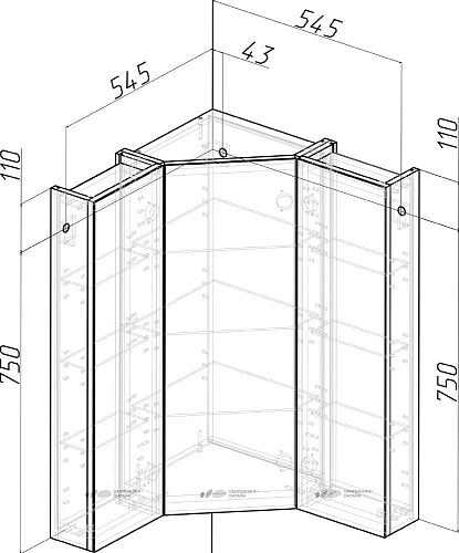 Комплект мебели STWORKI Лунд 60 белая 415153 Комплект мебели STWORKI Лунд 60 белая 415153