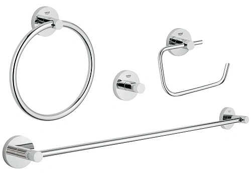 Комплект аксессуаров GROHE Essentials Master 4-в-1 (40823001) Комплект аксессуаров GROHE Essentials Master 4-в-1 (40823001)