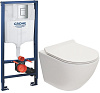 Картинка анонса товара «инсталляция grohe rapid sl 38772001 с подвесным унитазом teso azaro secretum tau001-rapid безободков»