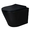 Унитаз подвесной Gid Tr2130bm 62205Y черный матовый 48x36.5x36 с крышкой микролифт Унитаз подвесной Gid Tr2130bm 62205Y черный матовый 48x36.5x36 с крышкой микролифт