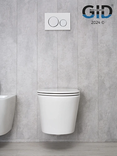 Унитаз подвесной Gid Tr2130 62235Y белый 50x36x35 с крышкой микролифт Унитаз подвесной Gid Tr2130 62235Y белый 50x36x35 с крышкой микролифт