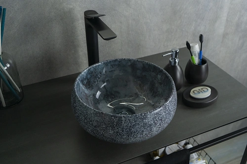 Раковина Gid Mnc481 54433 накладная под камень глянцевая 32x32x15.5 Раковина Gid Mnc481 54433 накладная под камень глянцевая 32x32x15.5