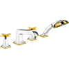 Смеситель на борт ванны Hansgrohe Metropol Classic 31449090, хром/под золото
