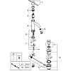 Смеситель для раковины GROHE Essence+ с низким изливом и донным клапаном, хром (23589001) Смеситель для раковины GROHE Essence+ с низким изливом и донным клапаном, хром (23589001)