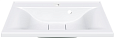 Детальная картинка товара «раковина vincea vcb-3m650w из искусственного камня, цвет белый»