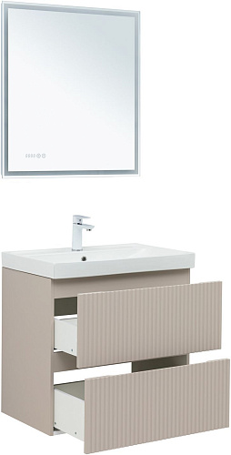 Тумба под раковину Aquanet Джейн Flat 70 00343976 бежевый Тумба под раковину Aquanet Джейн Flat 70 00343976 бежевый