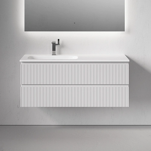 Тумба под раковину SANCOS Snob SNR120LW R левая 1195х445х500 Bianco подвесная Тумба под раковину SANCOS Snob SNR120LW R левая 1195х445х500 Bianco подвесная