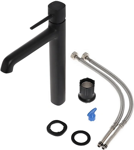 Смеситель для раковины STWORKI Эстерсунд ES-02b черный 550199 Смеситель для раковины STWORKI Эстерсунд ES-02b черный 550199