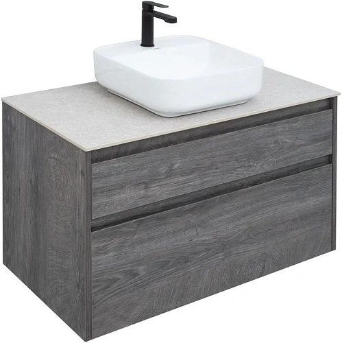 Тумба под раковину Aquanet Nova Lite 90 дуб рошелье (2 ящика) 00242267 Тумба под раковину Aquanet Nova Lite 90 дуб рошелье (2 ящика) 00242267