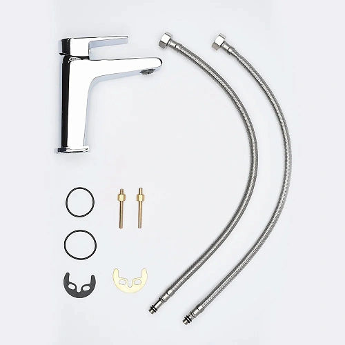 Смеситель для раковины AQUAme Prato AQM P6120 AQUAme хром AQMP6120 Смеситель для раковины AQUAme Prato AQM P6120 AQUAme хром AQMP6120