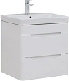 Тумба под раковину Aquanet София 60 белый глянец (2 ящика) 00288905 Тумба под раковину Aquanet София 60 белый глянец (2 ящика) 00288905