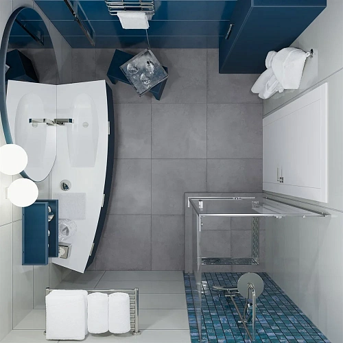 Душевой уголок DIWO Тольятти 90х90 профиль хром глянцевый 571091 Душевой уголок DIWO Тольятти 90х90 профиль хром глянцевый 571091