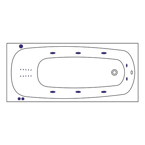 Акриловая ванна WHITECROSS Layla 170x75 "SMART NANO" золото гидромассажная 0102.170075.100.SMARTNANO.GL Акриловая ванна WHITECROSS Layla 170x75 "SMART NANO" золото гидромассажная 0102.170075.100.SMARTNANO.GL