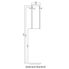 Шкаф Aquaton Йорк (1A171403YOAT0) бежевый/джарра Шкаф Aquaton Йорк (1A171403YOAT0) бежевый/джарра