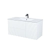 Тумба с раковиной IDDIS Bild (BIL10W0i95K) подвесная, 100 см, белый