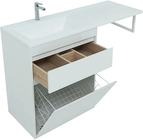Тумба под раковину Aquanet Токио 68 белый (напольная, 1 ящик) 00239291 Тумба под раковину Aquanet Токио 68 белый (напольная, 1 ящик) 00239291