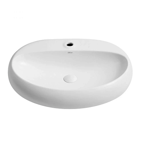 Раковина ABBER Bequem AC2112MW накладная, белая матовая Раковина ABBER Bequem AC2112MW накладная, белая матовая