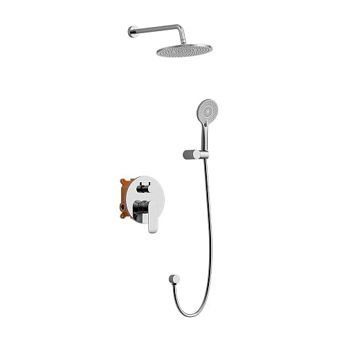 Душевая система Vincea Esse VSFW-1E1CH встраиваемая, 2 режима, ограничитель давления Hi Box, хром Душевая система Vincea Esse VSFW-1E1CH встраиваемая, 2 режима, ограничитель давления Hi Box, хром