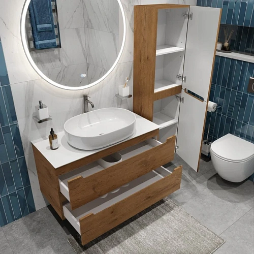 Тумба со столешницей и раковиной BelBagno ETNA 100 etna100rn-kepbo-1084-set подвесная ETNA100RN-KEPBO-1084-SET Тумба со столешницей и раковиной BelBagno ETNA 100 etna100rn-kepbo-1084-set подвесная ETNA100RN-KEPBO-1084-SET