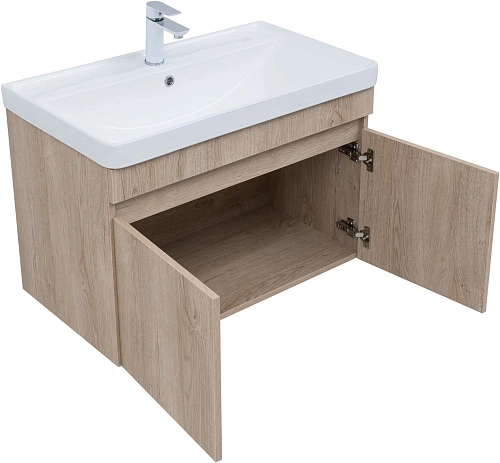 Тумба под раковину Aquanet Оптима 80 00344805 дуб светлый Тумба под раковину Aquanet Оптима 80 00344805 дуб светлый