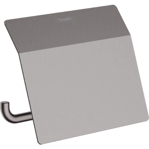 Держатель туалетной бумаги Hansgrohe AddStoris 41753340, шлифованный черный хром Держатель туалетной бумаги Hansgrohe AddStoris 41753340, шлифованный черный хром