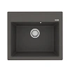 Кухонная мойка Lemark HANKA 570 врезная из кварцгранита, серый шелк 9910017
