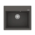 Кухонная мойка Lemark HANKA 570 врезная из кварцгранита, серый шелк 9910017 Кухонная мойка Lemark HANKA 570 врезная из кварцгранита, серый шелк 9910017