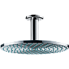 Картинка анонса товара «верхний душ hansgrohe ecosmart 9 л/мин с потолочным подсоединением 240 1jet 27463000, хром»