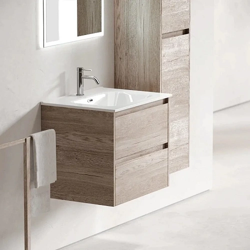 Тумба под раковину Sancos Libra LB60EG 590х450х500 дуб галифакс натуральный, подвесная Тумба под раковину Sancos Libra LB60EG 590х450х500 дуб галифакс натуральный, подвесная