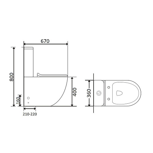 Унитаз напольный Orange C05-000w сиденье с микролифтом Унитаз напольный Orange C05-000w сиденье с микролифтом