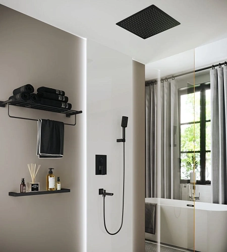 Душевая система Timo Selene SX-2039/03SM встраиваемая черный Душевая система Timo Selene SX-2039/03SM встраиваемая черный