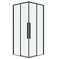 Душевой уголок GROSSMAN Galaxy 300.K33.01.9090.21.00 (90x90x195) квадрат,раздвиж,черн.мат., стекло прозрач Душевой уголок GROSSMAN Galaxy 300.K33.01.9090.21.00 (90x90x195) квадрат,раздвиж,черн.мат., стекло прозрач