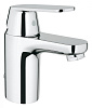 Картинка анонса товара «смеситель для раковины grohe eurosmart cosmopolitan с цепочкой и ограничением расхода воды, хром (32 3282700e»