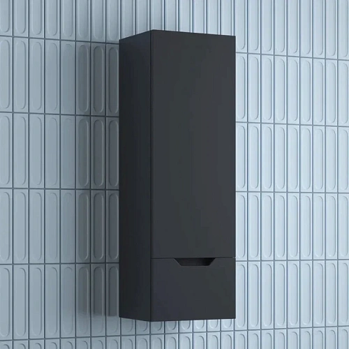 Шкаф-пенал Style Line Остин 36 см ЛС-00002416 графит эмаль PLUS, подвесной Шкаф-пенал Style Line Остин 36 см ЛС-00002416 графит эмаль PLUS, подвесной