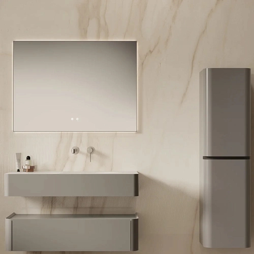 Тумба под раковину Vincea Caprise 1000 VMC-4CA100MLG подвесная, светло-серый матовый Тумба под раковину Vincea Caprise 1000 VMC-4CA100MLG подвесная, светло-серый матовый