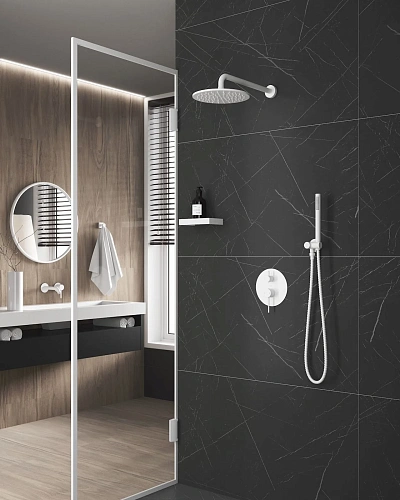 Душевая система Timo Saona SX-2369/16SM встраиваемая белый матовый Душевая система Timo Saona SX-2369/16SM встраиваемая белый матовый