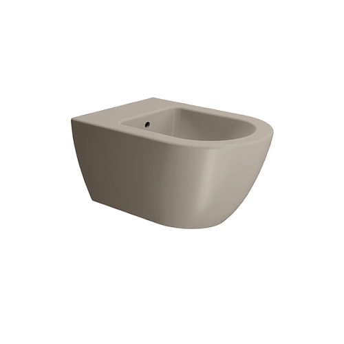 Биде подвесное GSI PURA серый беж матовый (8865105) Биде подвесное GSI PURA серый беж матовый (8865105)