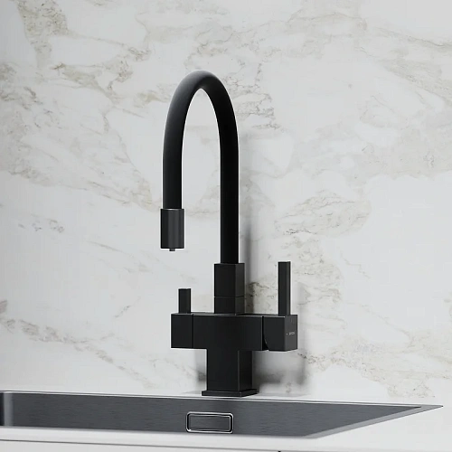 Смеситель для кухни Sancos Arno SC4005MB под фильтр, черный матовый Смеситель для кухни Sancos Arno SC4005MB под фильтр, черный матовый