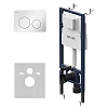 Инсталляция для унитаза AM.PM MasterFit I012713.0101 с клавишей L, белый