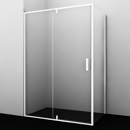 Душевой уголок WasserKRAFT Neime 19P10 белый Душевой уголок WasserKRAFT Neime 19P10 белый